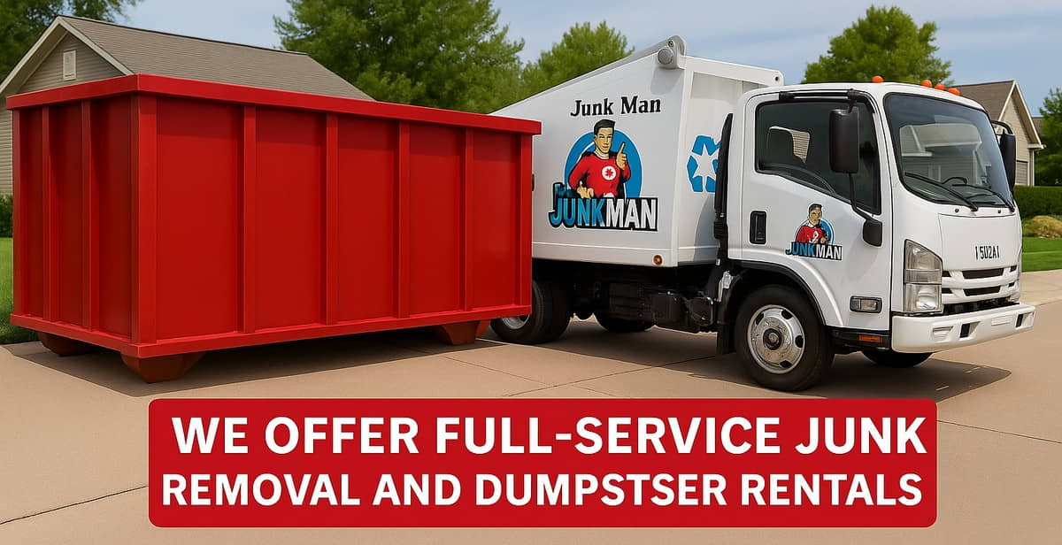 Dumpster Rentals & Junk Removal in Citrus Heights – Junkman to the Rescue!